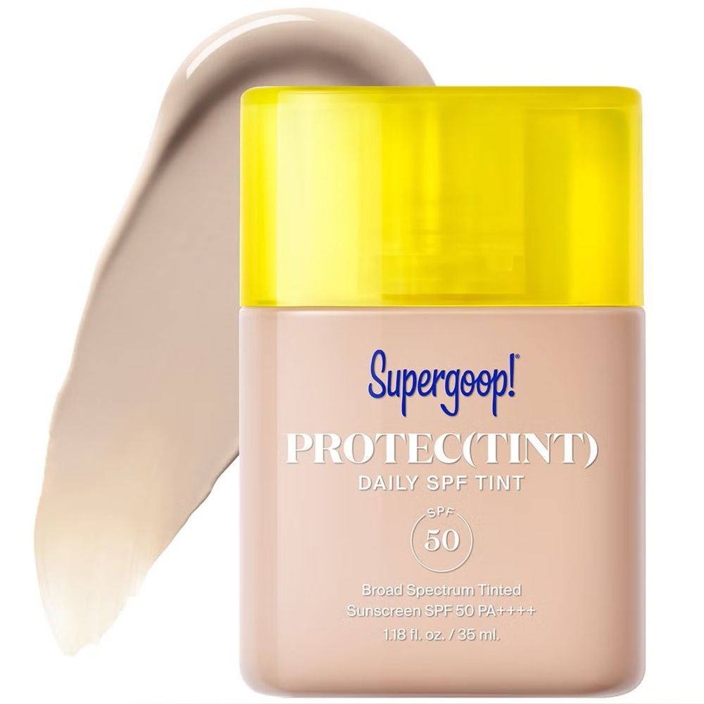 SUPERGOOP PROTECTINT TINTED SUNSCREEN NEW NIB SHADE 14n PROTECT TINT SKIN TINT